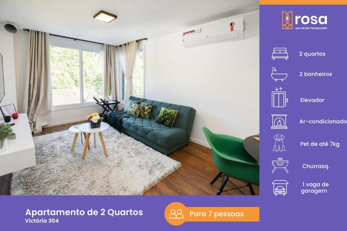 Rosa Edificio Victoria Lejlighed Gramado Eksteriør billede